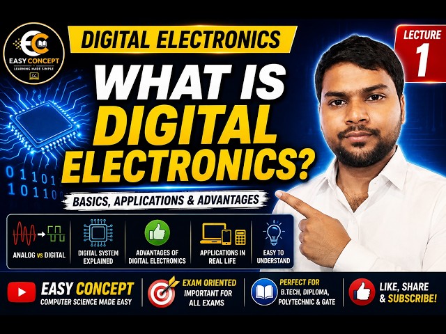 Digital Electronics | What is Digital Electronics? | Lecture 1