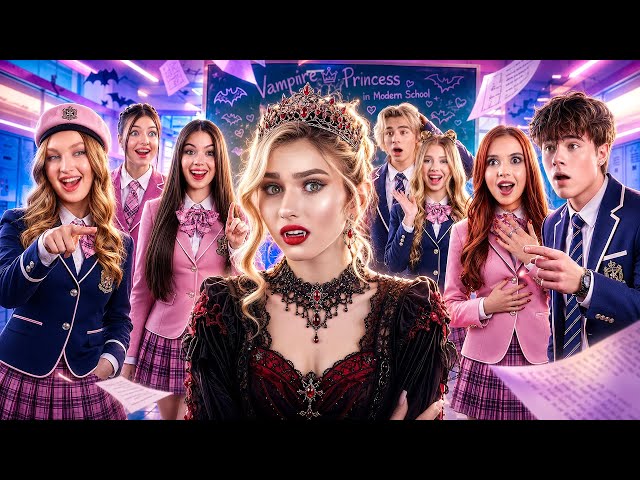 Vampire Princess in Real School! Becoming Besties with a Royal Vampire