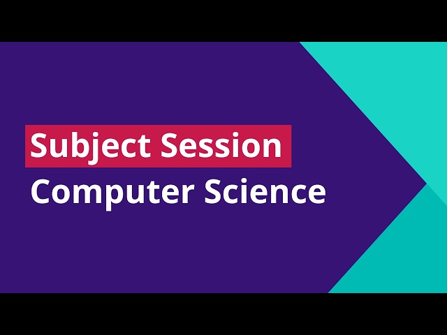 Subject Session: What does the CAR mean for Computer Science?