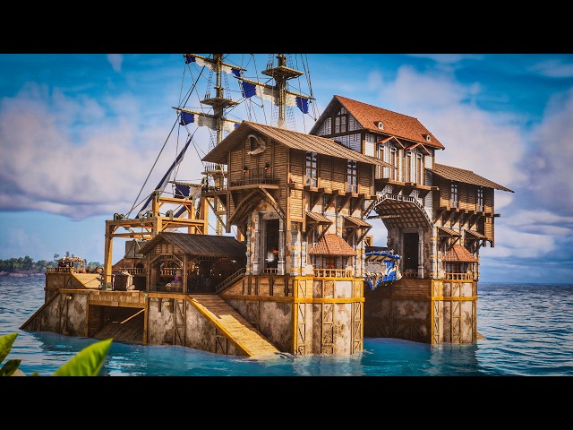 Shipyard Base | Build Tutorial | ARK: Survival Ascended
