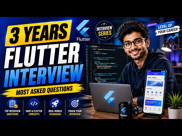 Flutter Interview for 3 Years Experience | Part 1 | DI, Singletons, Provider, Architecture, Scales