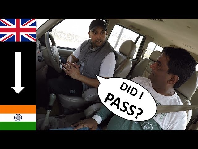 Actual Driving Test in India - ONLY LASTED 5 MINUTES