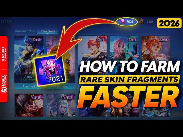 9 WAYS TO FARM RARE SKIN FRAGMENTS FASTER IN 2026 | MORE THAN 10k PINK FRAGS