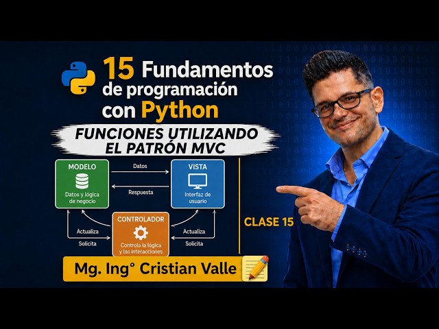15 Fundamentos de programación con Python - Funciones utilizando el patrón MVC