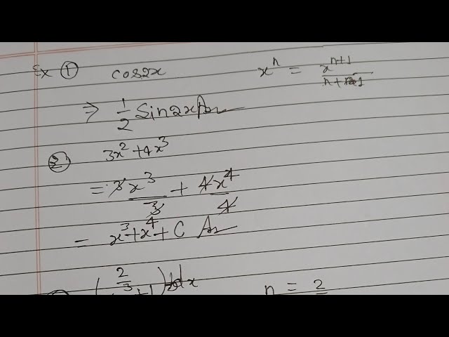 Basic example of integration 