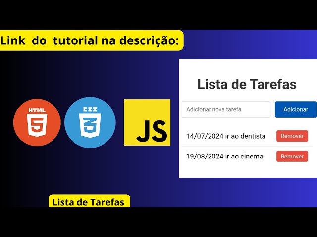 To-Do-List ( Lista de Tarefas) - HTML, CSS e JavaScript
