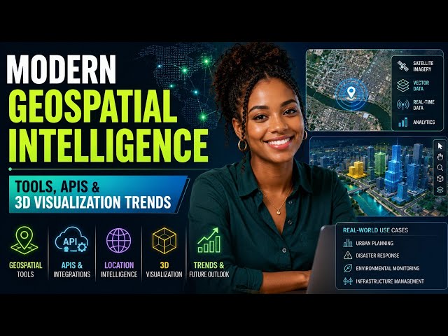 Modern Geospatial Intelligence | Tools, APIs & 3D Visualization Trends | Uplatz