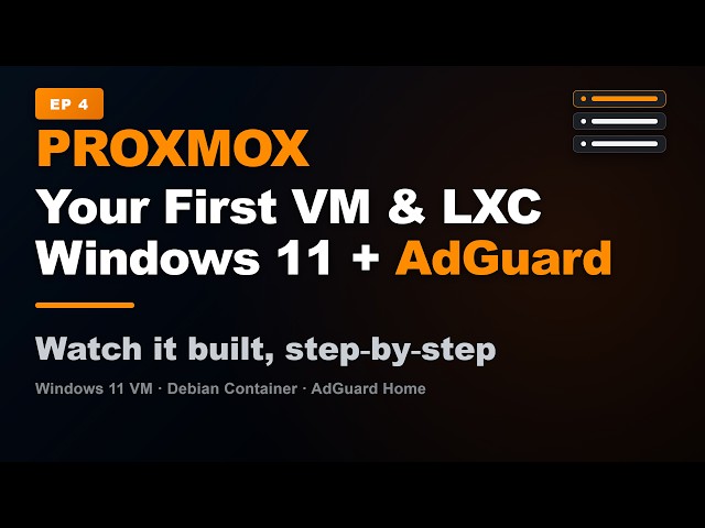 Proxmox: Windows 11 VM + AdGuard Home LXC | Blocking Ads on Every Device