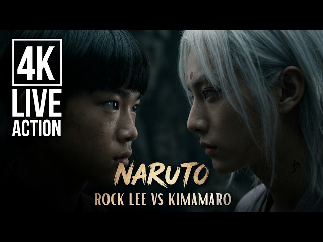 Rock Lee vs Kimimaro : Drunken Fist AI Short Film | 4K