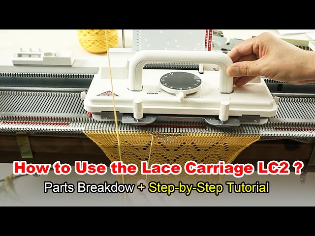 How Does LC2 Create Stunning Lace on knittingmachine? | knittingmachine | beginnerknitting | sk280