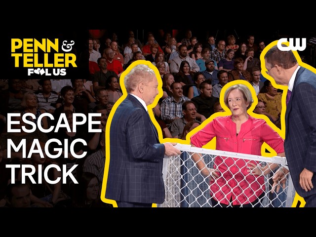 Magician Fools Penn & Teller with Escape Magic Trick | Penn & Teller: Fool Us | The CW