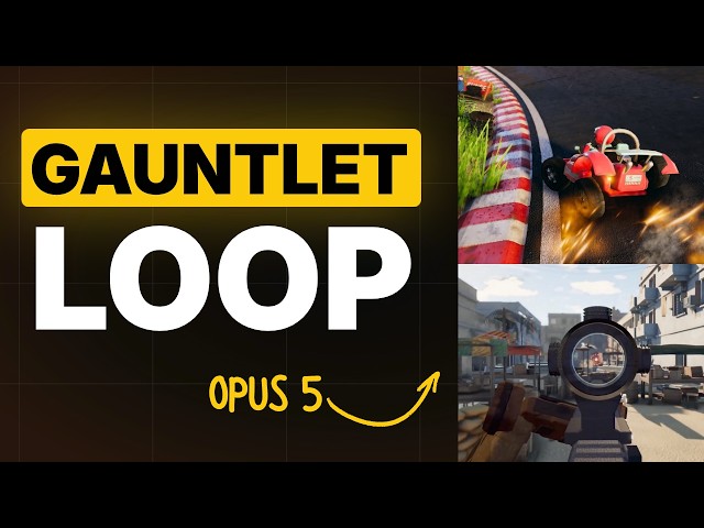 ONE Claude Code Prompt Builds an Entire 3D Game (Gauntlet Loop)