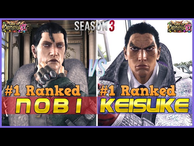 T8 S3 ▰ NOBI (#1 Ranked Dragunov) Vs KEISUKE (#2 Ranked Kazuya) ▰ Tekken 8 High Level Gameplay