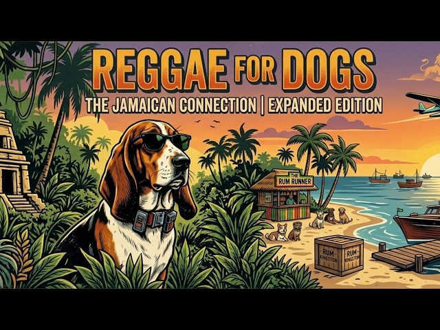 Reggae for dogs 12 hours Ep 1: The Jamaican Connection - Calm anxious DOGS