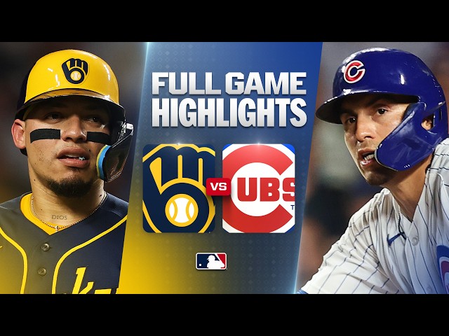 BREWERS vs. CUBS: Official Full Game Highlights (September 1) | 2026 MLB Season