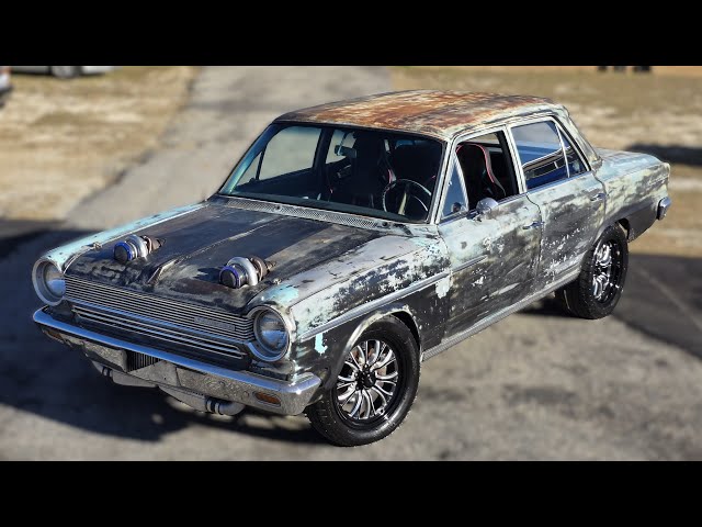 I just drove this TWIN TURBO LS 1964 AMC Rambler at I-95 Muscle