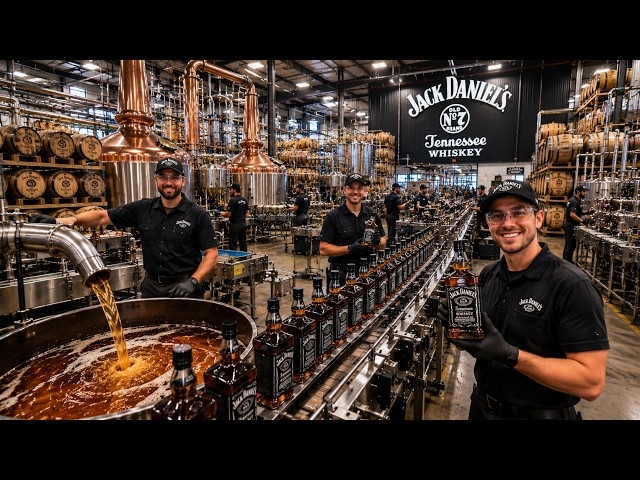 How JACK DANIEL'S Whiskey Is Actually Made INSIDE the Factory!