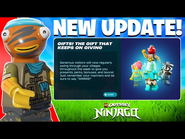 Today's BUG FIX & CONTENT Update  in NINJAGO x LEGO Fortnite Odyssey!