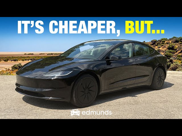 Driving Tesla's Cheapest Car | First Review of the 2026 Tesla Model 3 Standard