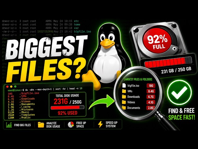 How to Find the Largest Files on Your Linux PC (2026 Guide)