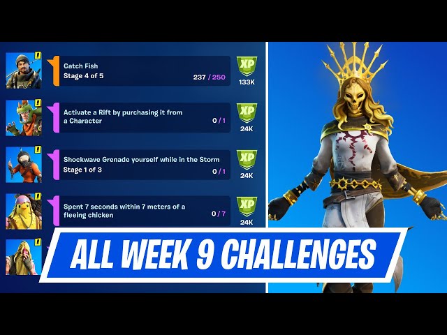 All Week 9 Epic & Legendary Quest Challenges Guides in Fortnite - Week 9 Quest in Chapter 2 Season 6