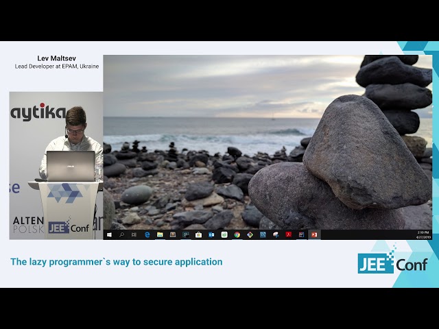 The lazy programmer`s way to secure application (Lev Matlsev, Ukraine) [RU]