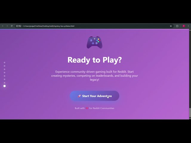 Mystery Box - Interactive Word-Guessing Game for Reddit Communities