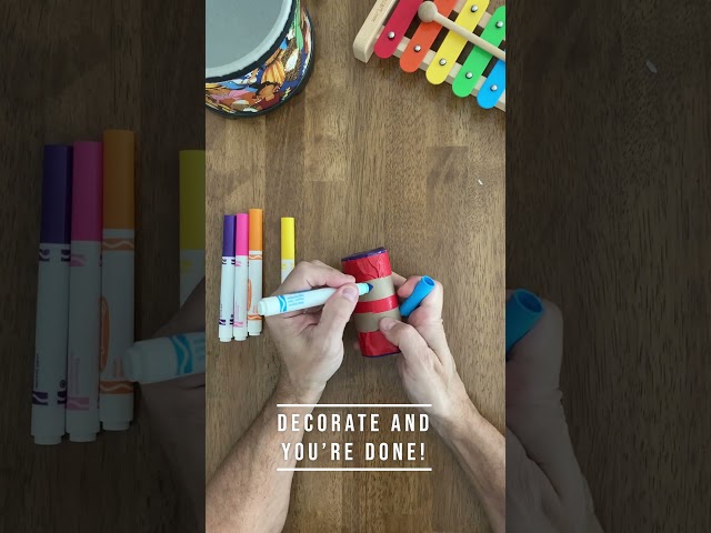 Make your own shaker! Fun music craft activity for kids! 🥁🎹🎼