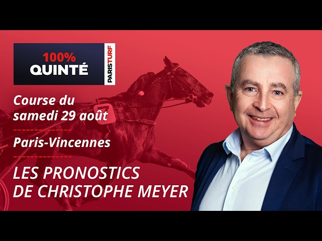 PMU Quinté Predictions - 100% Quinté for Saturday, August 29th at Paris-Vincennes