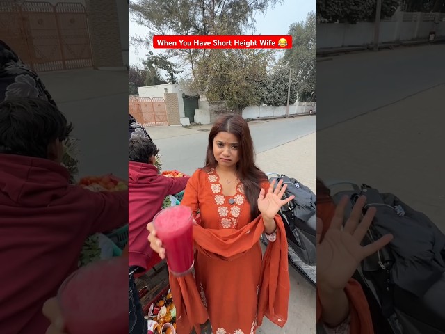 When You Have Short Height Wife 😂 #shorts #viral #sejal #sejalgabashorts