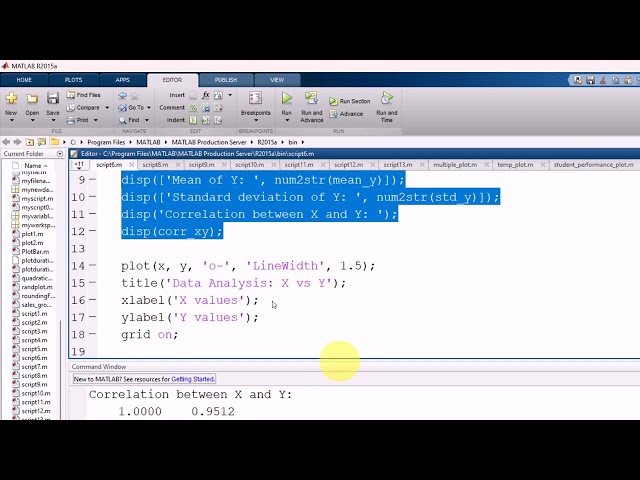 Lecture-25: Scripts File| Charta | 2D Charts using Script | Line Plots | Multiline Plot for Sine/Cos