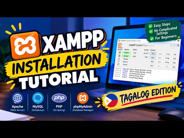 XAMPP Installation - Tagalog Tutorial