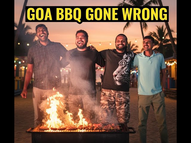Goa Party |  BBQ, Friends & Good Vibes | How We Started the New Year | How to do Barbecue (BBQ)