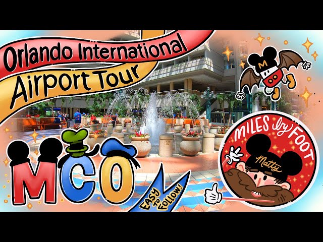 Aeropuerto Internacional de Orlando - MCO - Recorrido completo por el aeropuerto