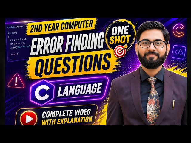 Error finding questions class 12 computer science | find error in c program
