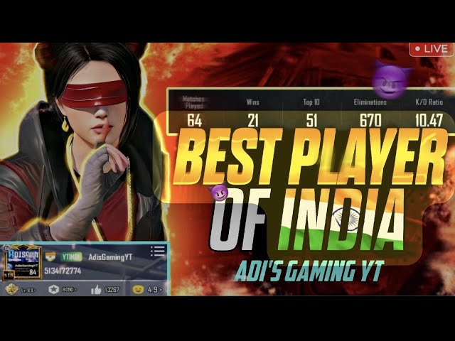 THE BEST  BMGI/PUBG M  STREAMER  IS LIVE