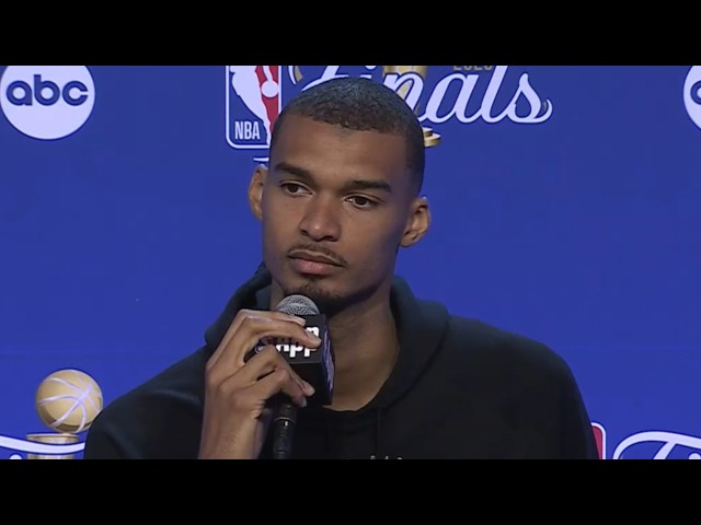 Wemby previews Game 1 vs Knicks & talks Spurs legends and fans - NBA Finals