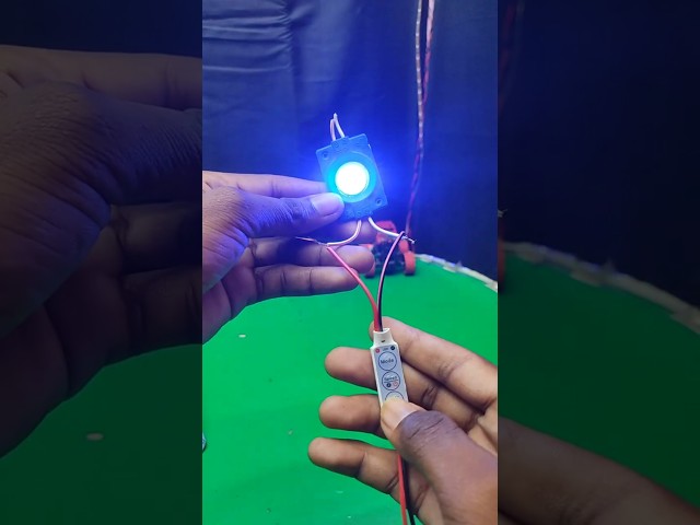 12v LED decoration light 😱 #diycrafts #youtubeshorts #experiment #video #youtube #new #diy