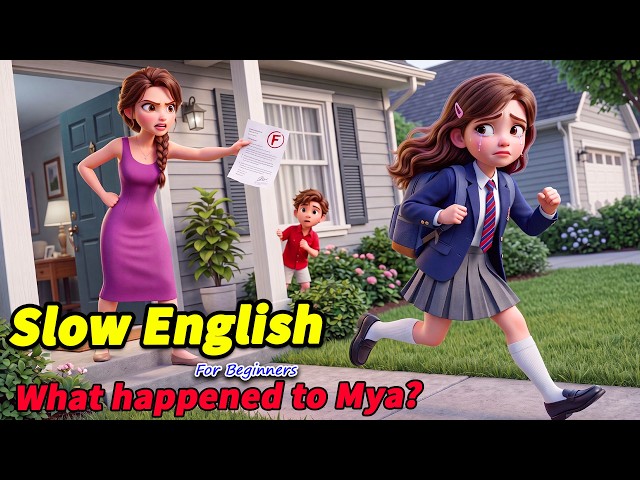 What Happened to Mya? 😢📚 | Slow English | Easy English Listening Story for Beginners (A2 Level)