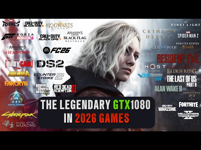 Testing GTX 1080 in 2026 | GTX 1080 & i5 14400F Benchmark in 40 Games