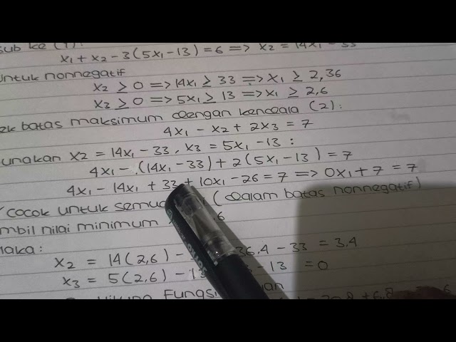 Tugas Individu Operational Research - Maksimasi