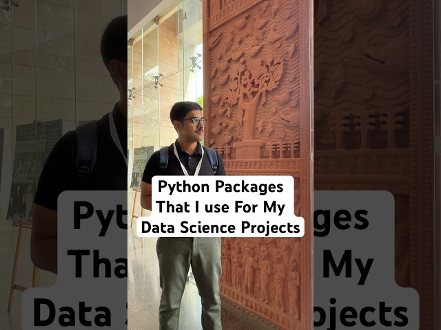 Python Packages Every Data Science Student Must Know | #datascience