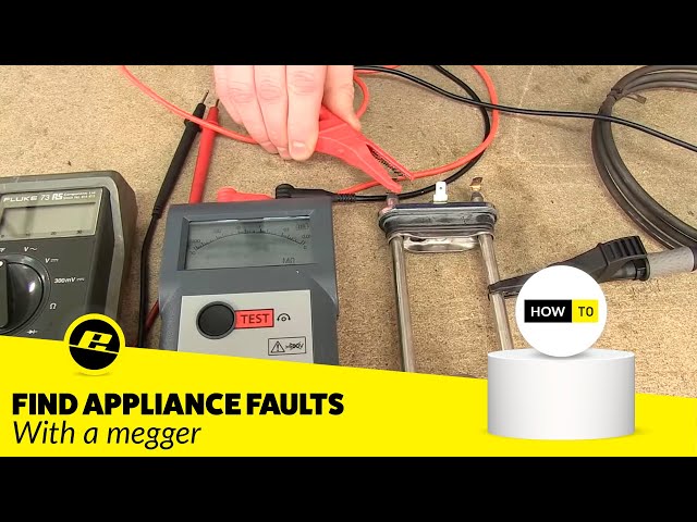 How to use a Megger to Identify a Faulty Component