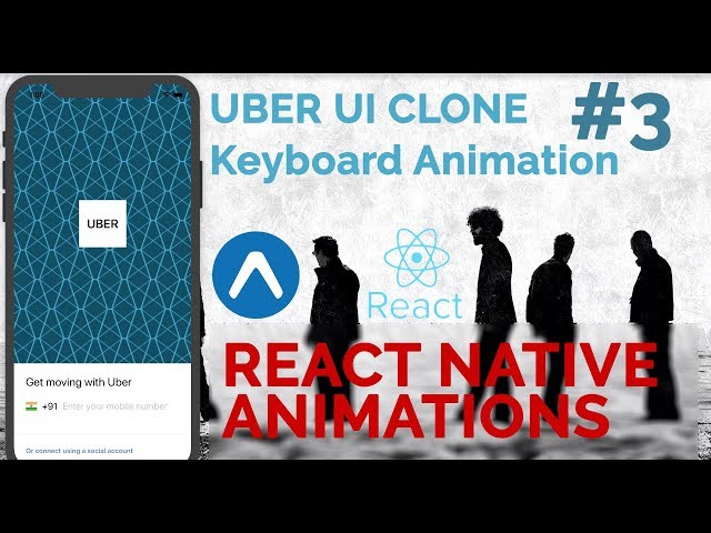 #3 UBER App UI Clone | Keyboard Animation | React Native Animations
