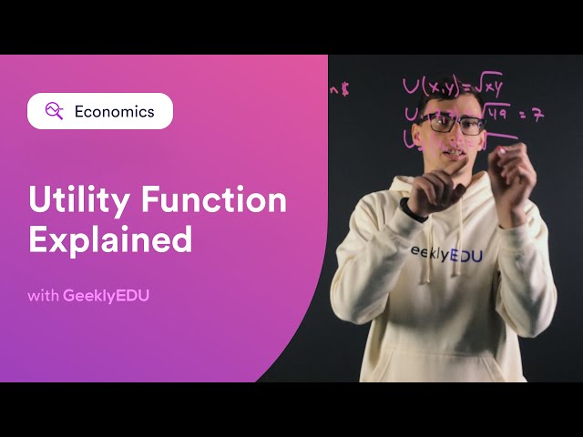 Utility Functions | Marginal Rate of Substitution & Indifference Curves
