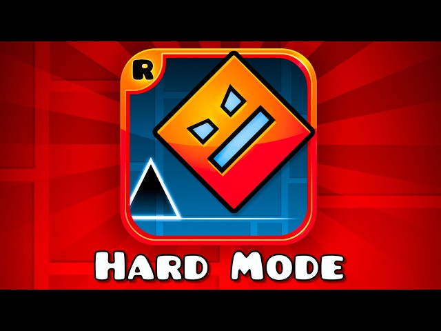 Geometry Dash, but HARD MODE ON ✅
