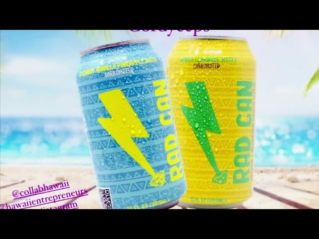 Brent Flaaten x Rad Can Sparkling water