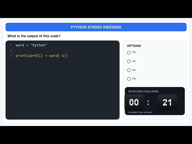 Can You Predict This Python String Output? 🐍 | Beginner Quiz