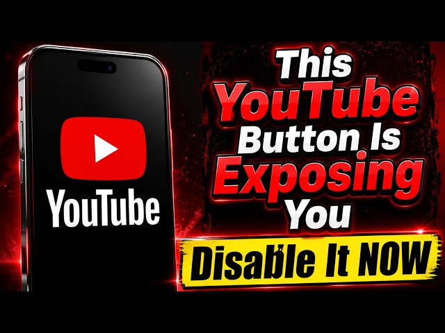 STOP YouTube From Tracking You: Disable This Hidden Setting NOW! (2026 Update)