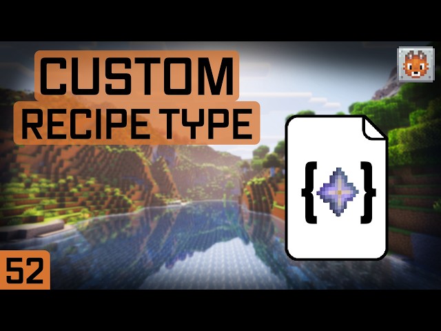 NeoForge Modding Tutorial - Minecraft 26.2: Custom Recipe Types | #52